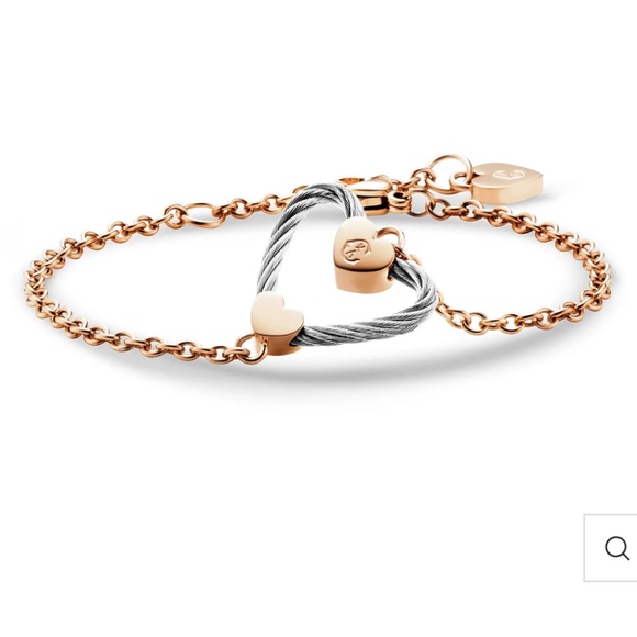 Charriol Passion Bracelet Two Tone 7in - Picture 5 of 6